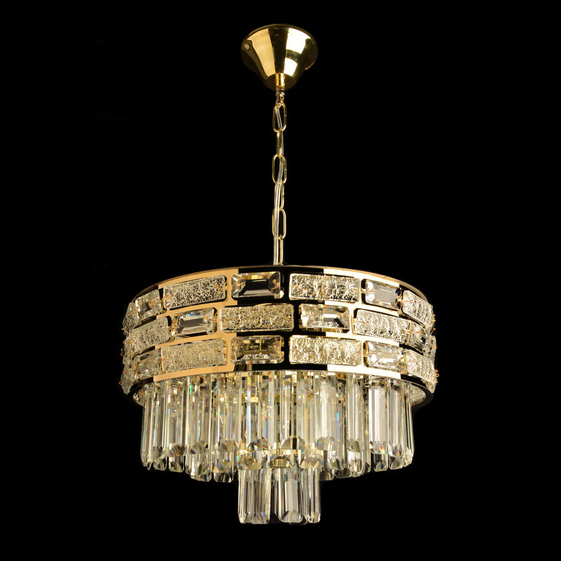 Полилей от кристал BERA Gold ⌀40CM