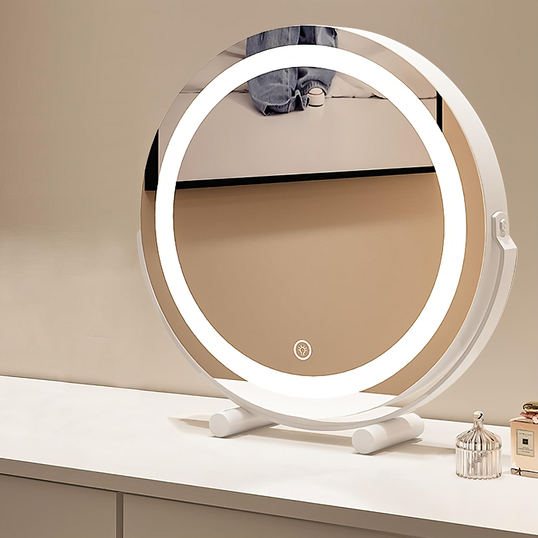 Oglinda LED Machiaj OD08 30x30CM ALBA / 30CM LED MIRROR