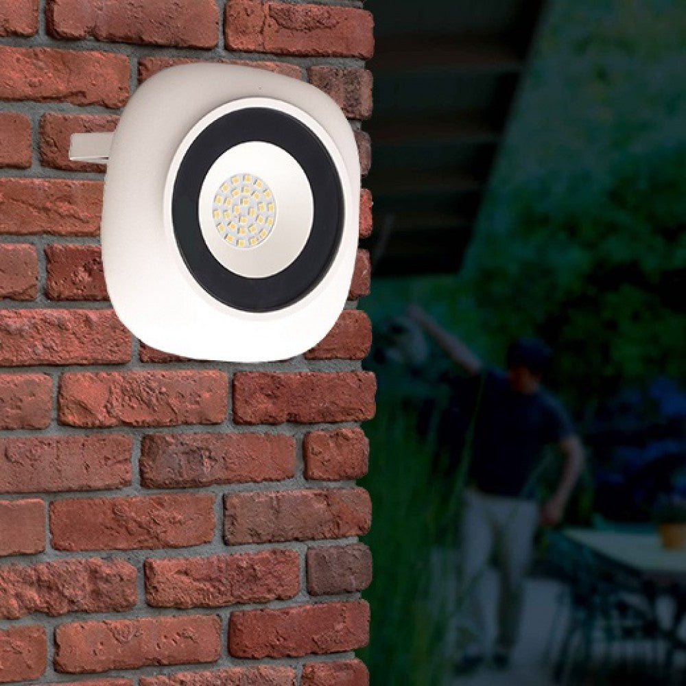 LED прожектор 20W IRIS кръгъл бял