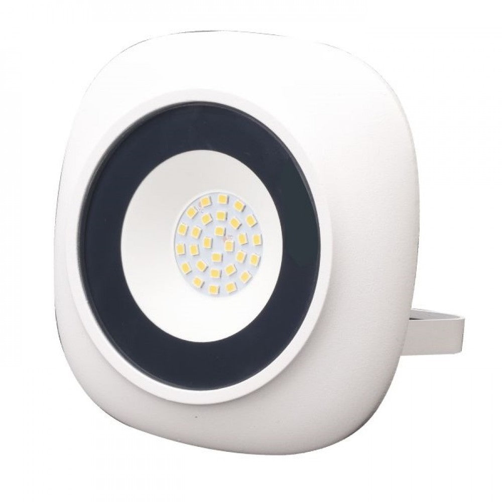 LED прожектор 20W IRIS кръгъл бял