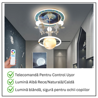 LED осветително тяло висящо 100W Astro Friends с дистанционно, еквивалент 500W
