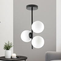 Lustra Abajur 3xE27 MAT BLACK - 8867-3 NEAGRA / ABAJUR Chandeliers