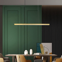 LED осветително тяло 36W Elegant Office Gold, висящо, еквивалент 300W