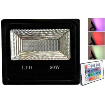 LED прожектор 50W Slim RGB