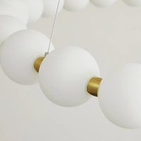 LED осветително тяло Абажур 72W Fibonacci Еквивалент 500W с дистанционно