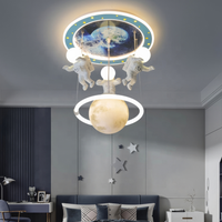 LED осветително тяло висящо 100W Astro Friends с дистанционно, еквивалент 500W