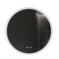 LED огледало VIONNA 80CM функция против замъгляване, часовник, touch, 3 вида светлина