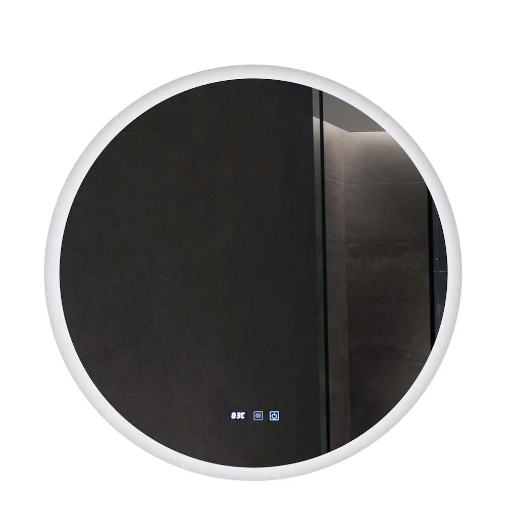 LED огледало VIONNA 60CM Функция против замъгляване, часовник, touch, 3 вида светлина