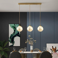 LED осветително тяло Sparkle с прозрачен абажур DX333-3
