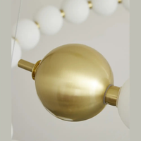 LED осветително тяло Абажур 72W Fibonacci Еквивалент 500W с дистанционно