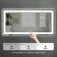 LED огледало 120x70cm с функция против замъгляване и Touch J23