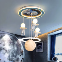 LED осветително тяло висящо 100W Astro Friends с дистанционно, еквивалент 500W