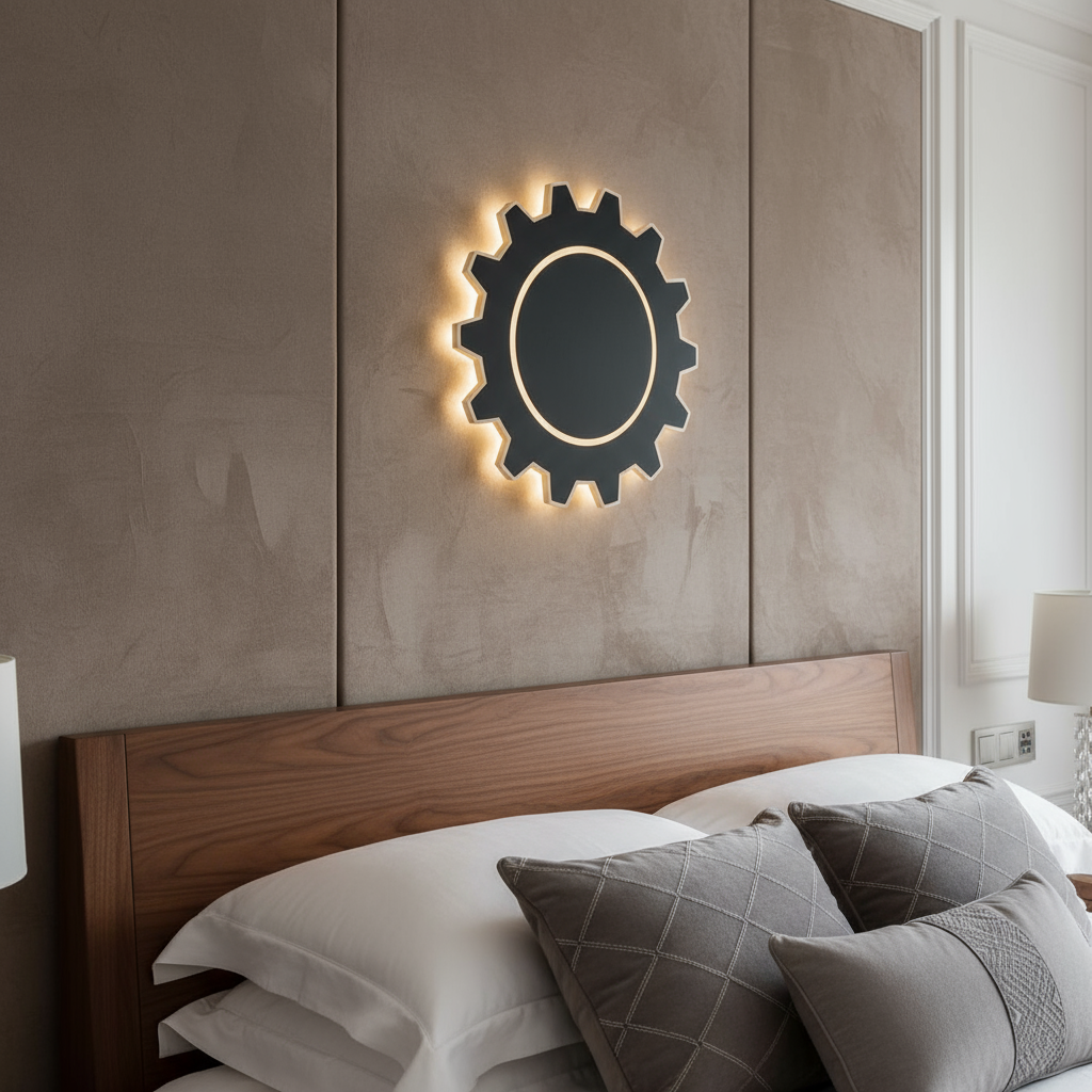LED аплик 8W RUVIN Black еквивалент 80W
