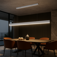 LED осветително тяло Lyne White, висящо, еквивалент 360W, с дистанционно управление