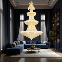 Полилей от кристал LUXURY ЗЛАТЕН Electro 72xE14