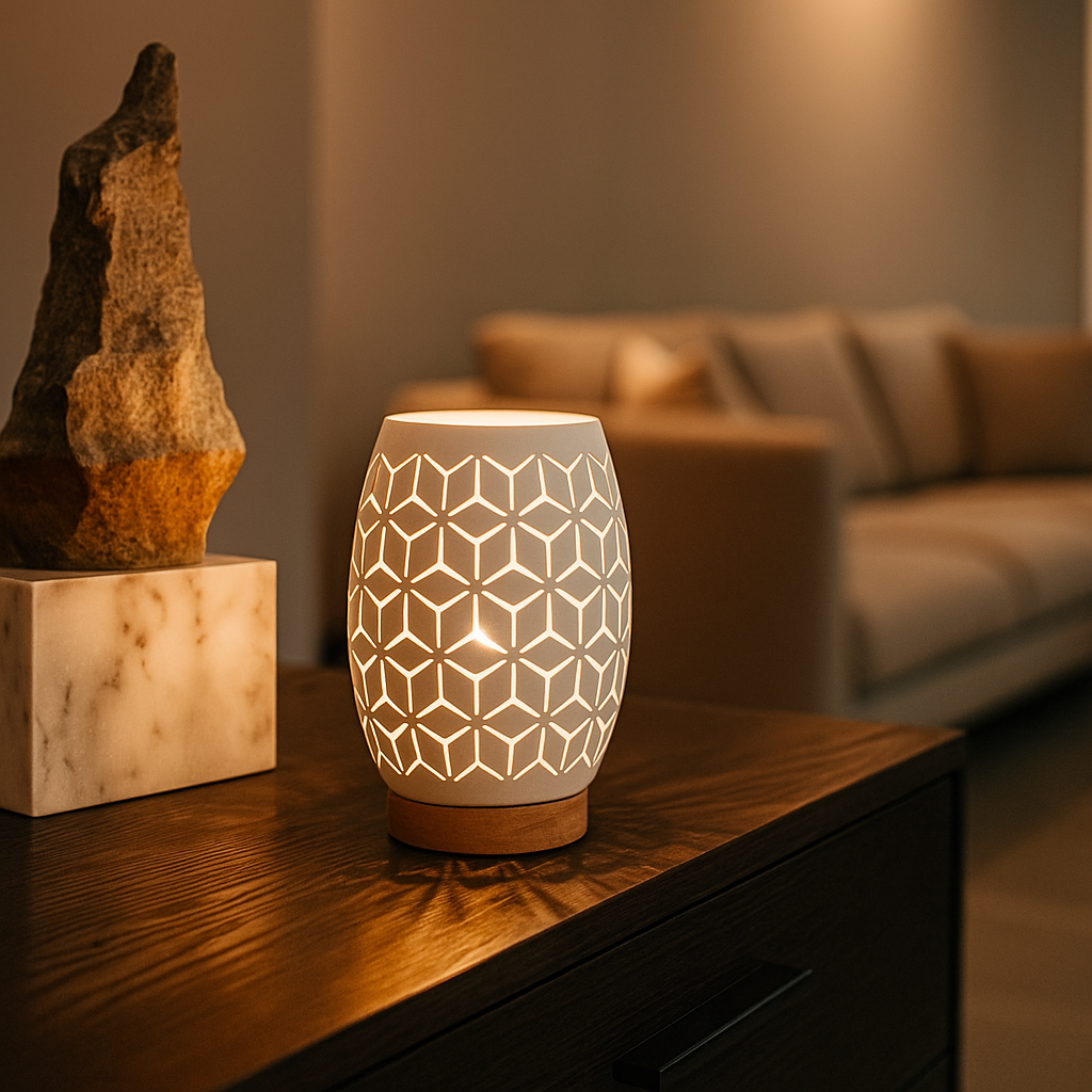 Декоративна лампа BIDAR 1xE27 Бяла