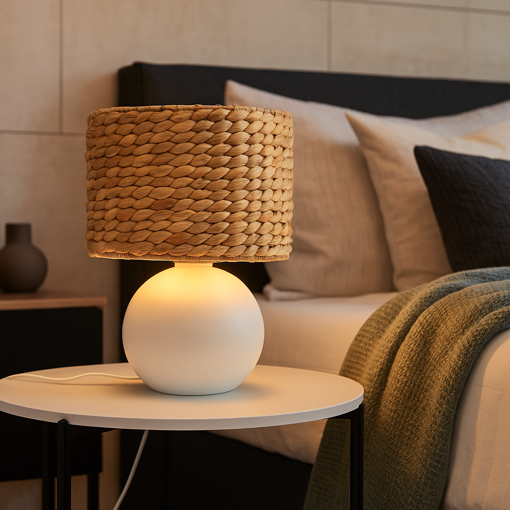 Декоративна лампа VINA 1xE27 Бяла 40W