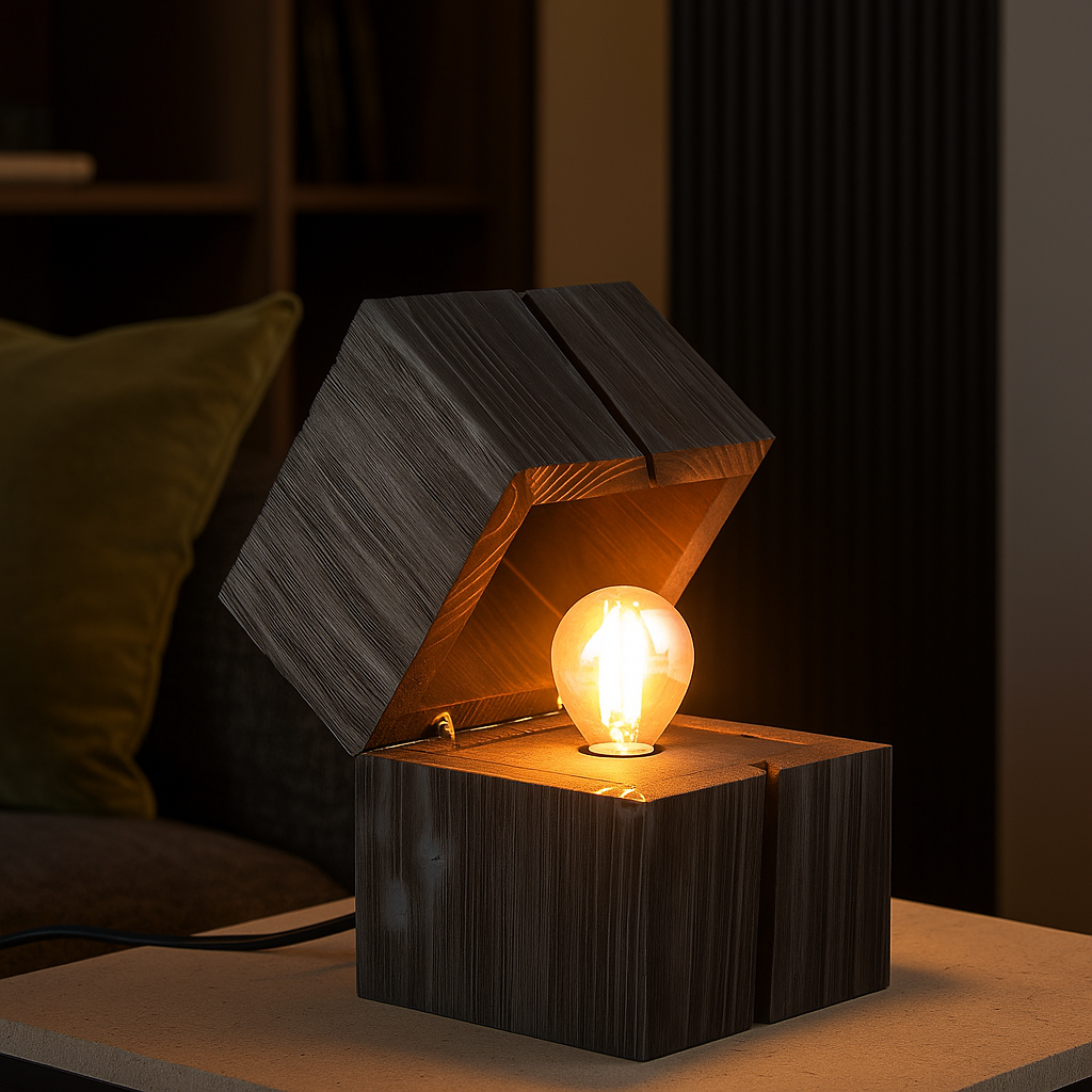 Декоративна лампа TREASURE 1x E14 Black