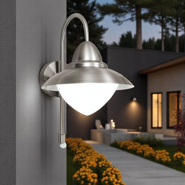 Аплик Inox SIDNEY Exterior със сензор 87105 Eglo