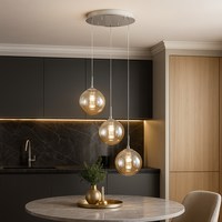Lustra Abajur Suspendata 3xG9 White ALBA / ABAJUR Chandeliers