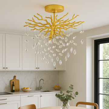 Кристален полилей Luxury Gold CINDY