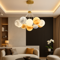 Осветително тяло LED Abajur Planets Gold Bundle, 3 вида светлина и дистанционно