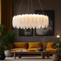 LED осветително тяло тип пендел 96W 50CM Feathers Deluxe еквивалент 500W