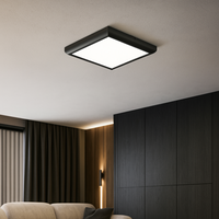 LED плафон за баня 20W 22.5cm Square IP40 3 вида светлина еквивалент 200W