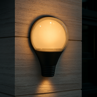 LED аплик 6W QUVI за външен монтаж, черна