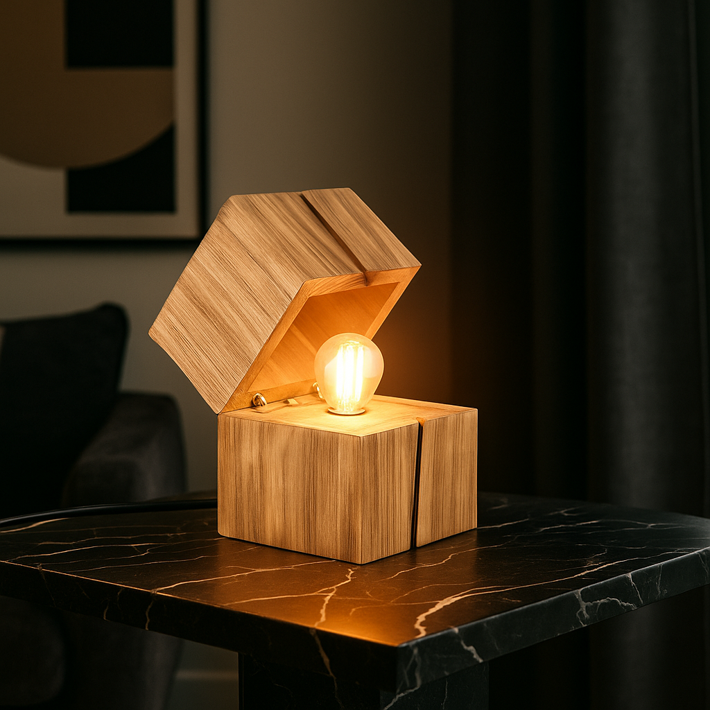 Декоративна лампа TREASURE 1x E14 Естествен финиш