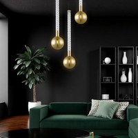 Осветително тяло висящо Luxury Gold Mida