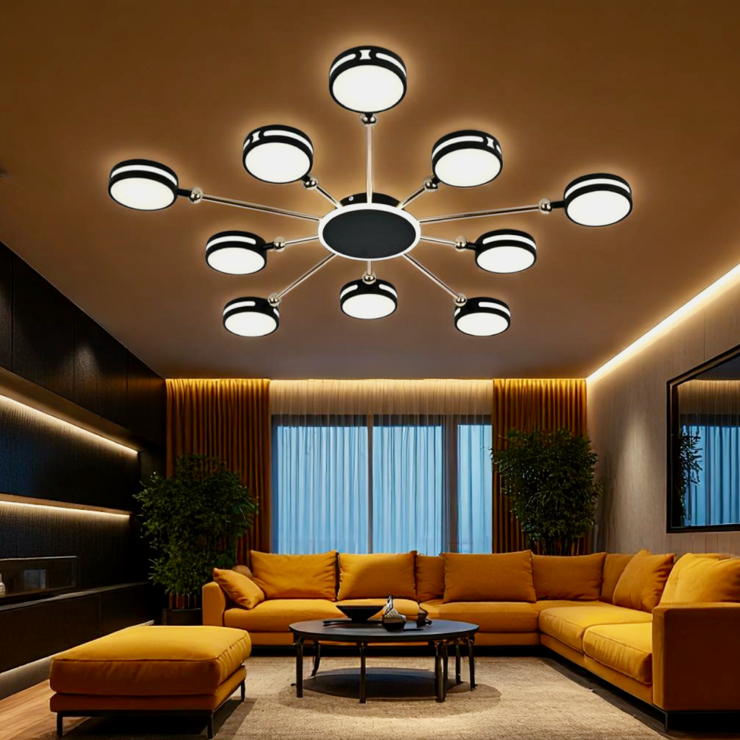 Осветително тяло LED SESTO Еквивалент 800W Дистанционно