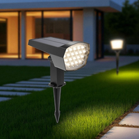 Соларен LED стълб за градина 12W