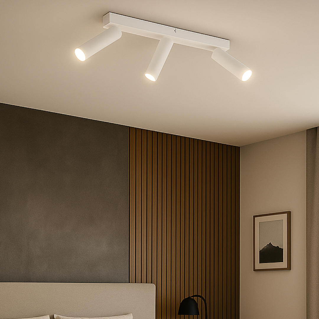 Осветително тяло LED с 3 регулируеми спота AMBALA White