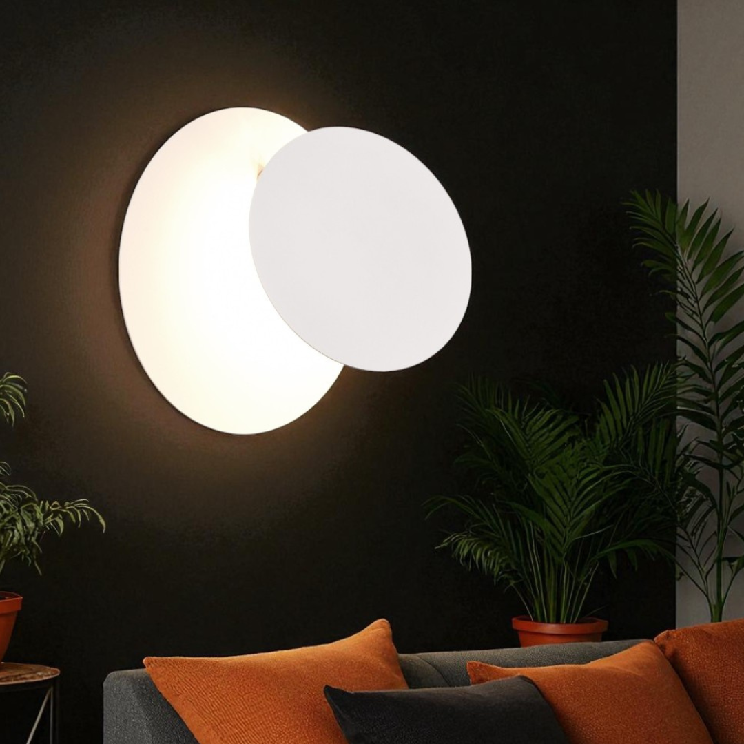 Aplica LED de Perete White MIO ALBA / 18CM Wall Light Fixtures