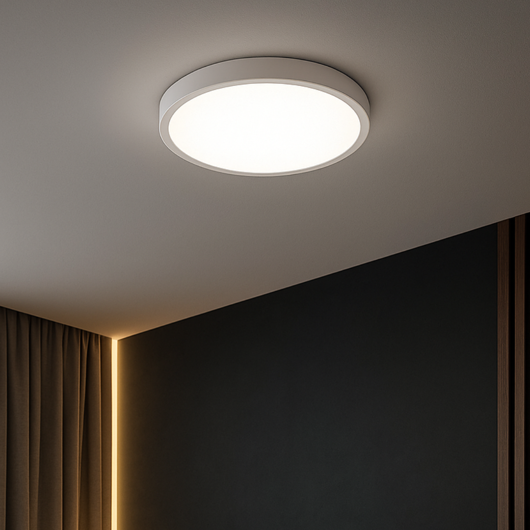 LED плафон за баня 26W бял 30cm IP40 3 вида светлина еквивалент 200W