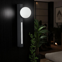LED аплик 40cm черна KINKIET