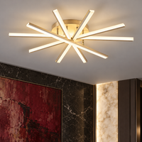 Осветително тяло LED CROSS LINNES Бяло Еквивалент 800W С дистанционно
