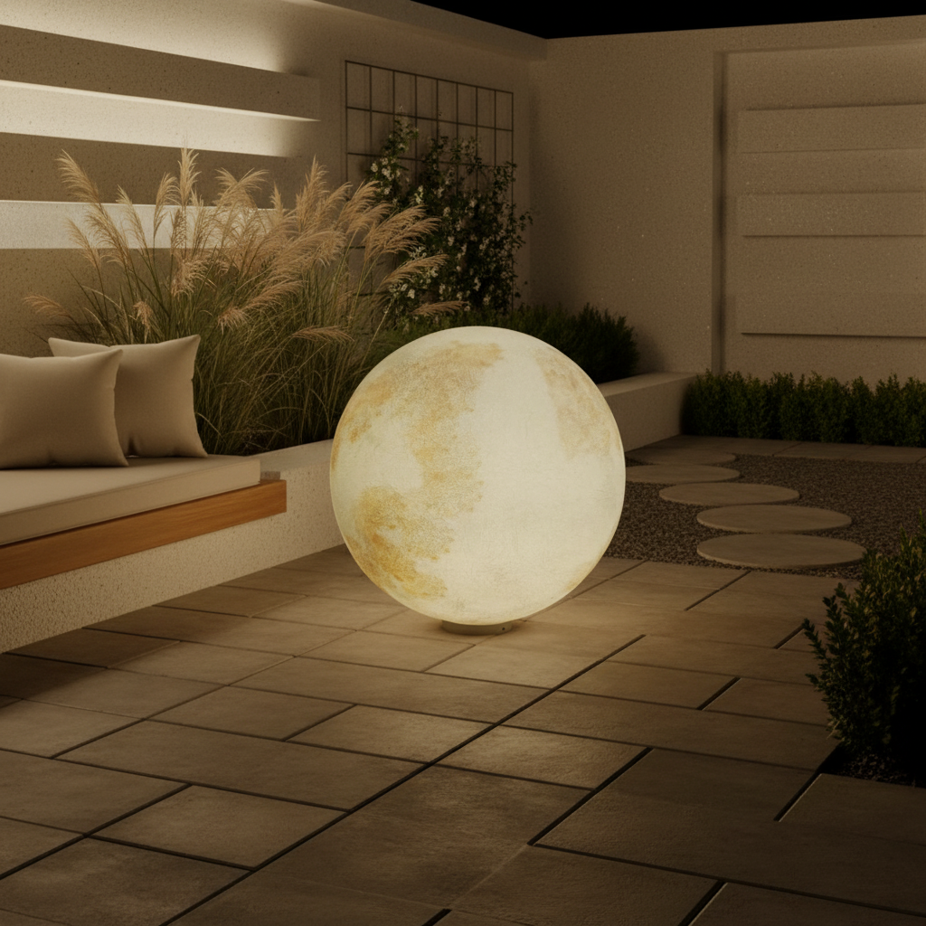 Глобус абажур мат външен MOONGLOW 60CM