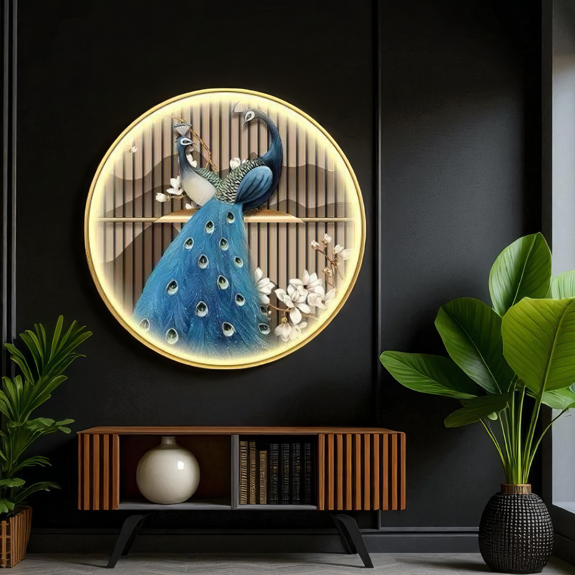 Aplica LED Tip Tablou 70CM Peacock AURIE / LUXURY Wall Light Fixtures