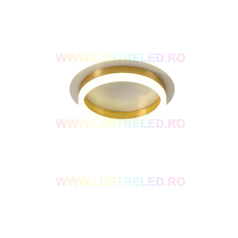 LED осветително тяло 50W RING GOLD Еквивалент 200W
