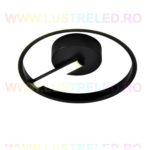 LED осветително тяло 32W VENUS ROUND BLACK Еквивалент 150W