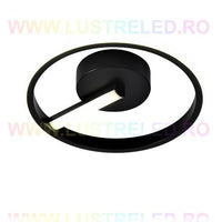 LED осветително тяло 32W VENUS ROUND BLACK Еквивалент 150W