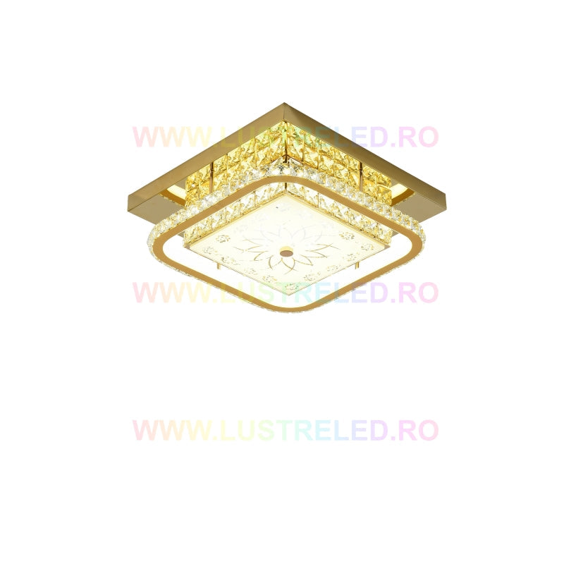 LED осветително тяло 60W ROYAL SQUARE Gold еквивалент 300W