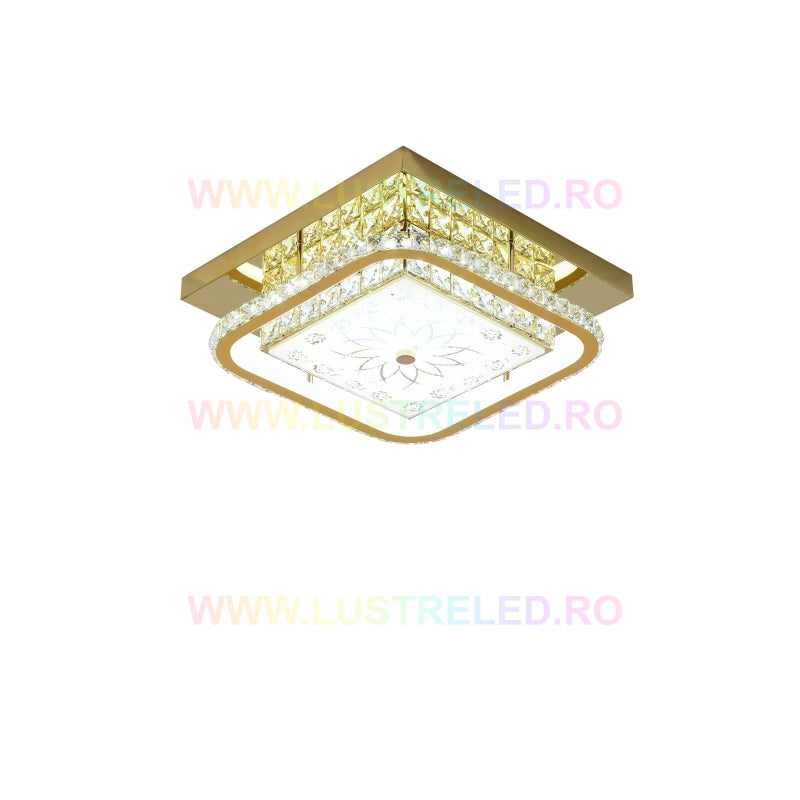 LED осветително тяло 60W ROYAL SQUARE Gold еквивалент 300W