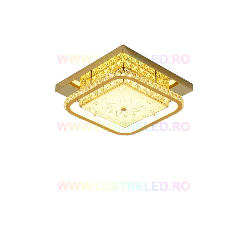 LED осветително тяло 60W ROYAL SQUARE Gold еквивалент 300W