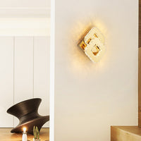 LED осветително тяло 32W CRISTAL Double Square Gold