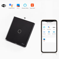 Еднополюсен WiFi стъклен сензорен ключ