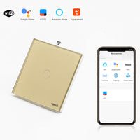 Еднополюсен WiFi стъклен сензорен ключ