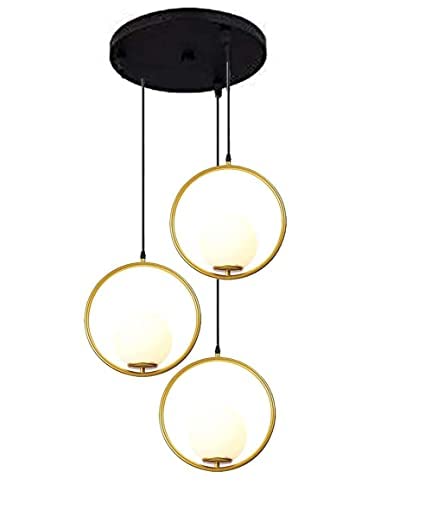 Осветително тяло Абажур Mat Gold Full Moon 3xE27